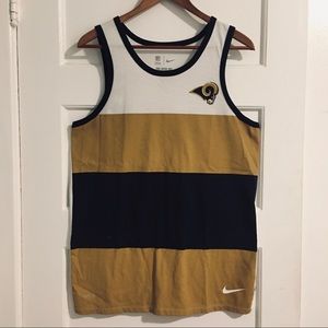 Nike NFL Rams M Wide Stripe Tank Top